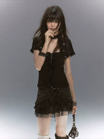 Lace Ruffle Set