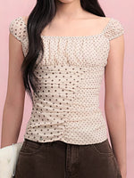 Polka Dot Square Top