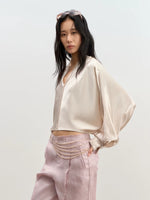 Acetate Satin Blouse