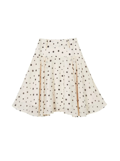 Lyocell Polka Dot Skirt