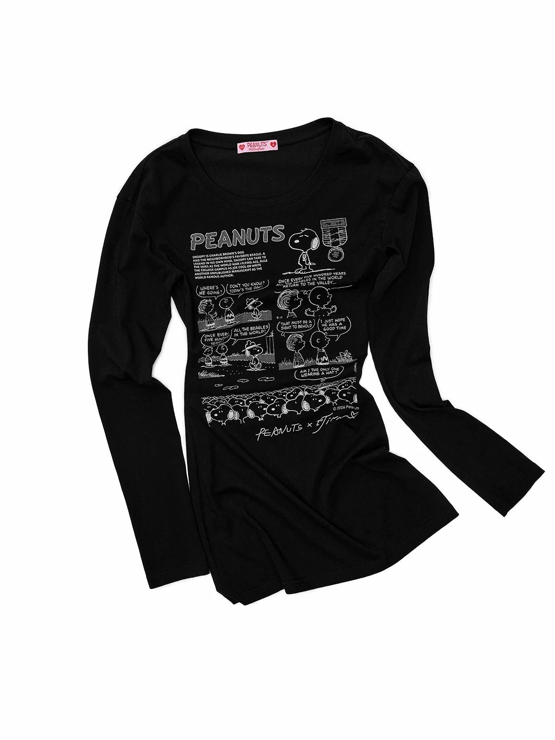 Comic Cutout T-Shirt Dress