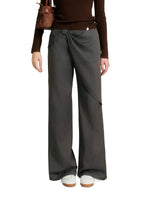 Bow Detail Straight Pants