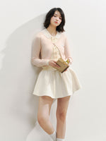Romantic College Two-piece Mini Skirt