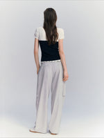 Polka Dot Straight Pants