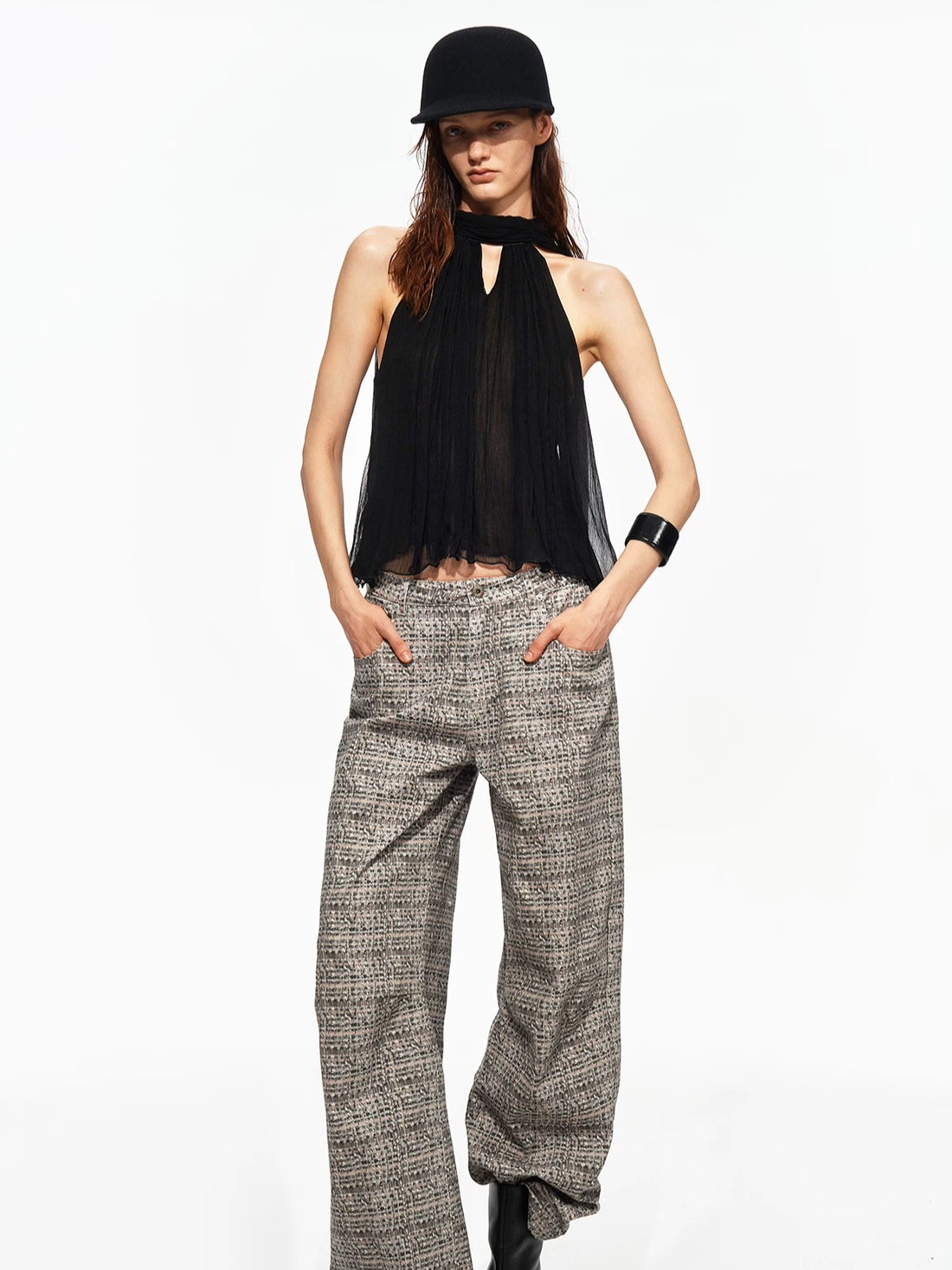 Halter Chiffon Top