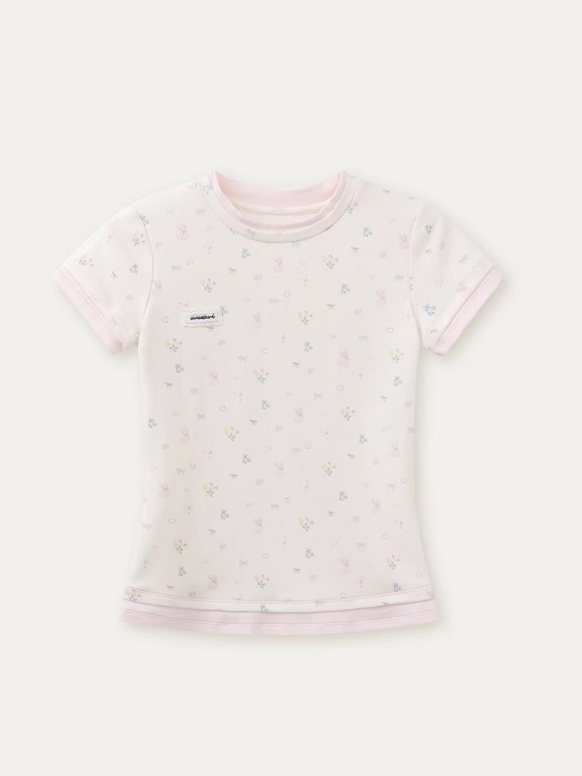 Contrast Slim Tee