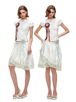 Rose Bow Puff Sleeve T-Shirt