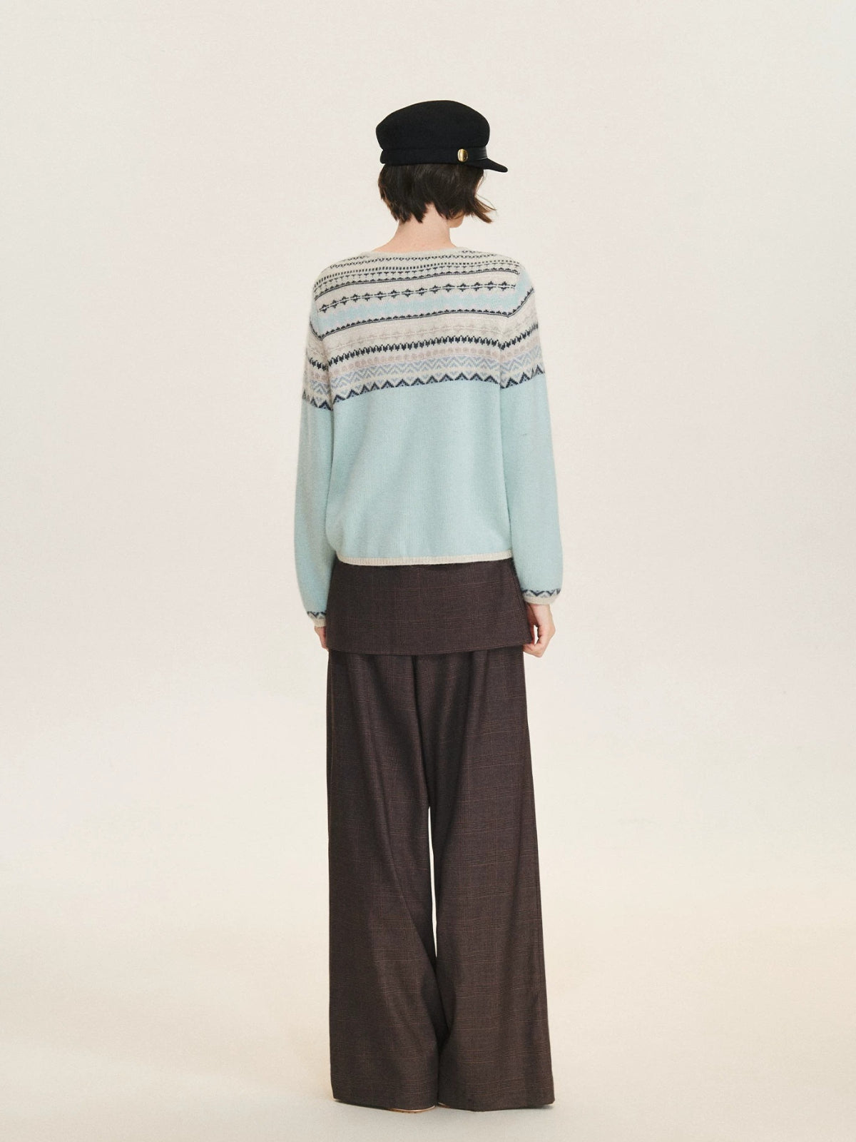 Pastel Fair Isle Knit Cardigan