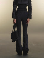 White Duck Down Three-Proof Fabric Down Jacket & Pants Set