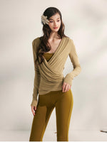 Autumn Tea Modal Knit Blouse