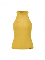 Shadow Rhythm Lace Halter Tank