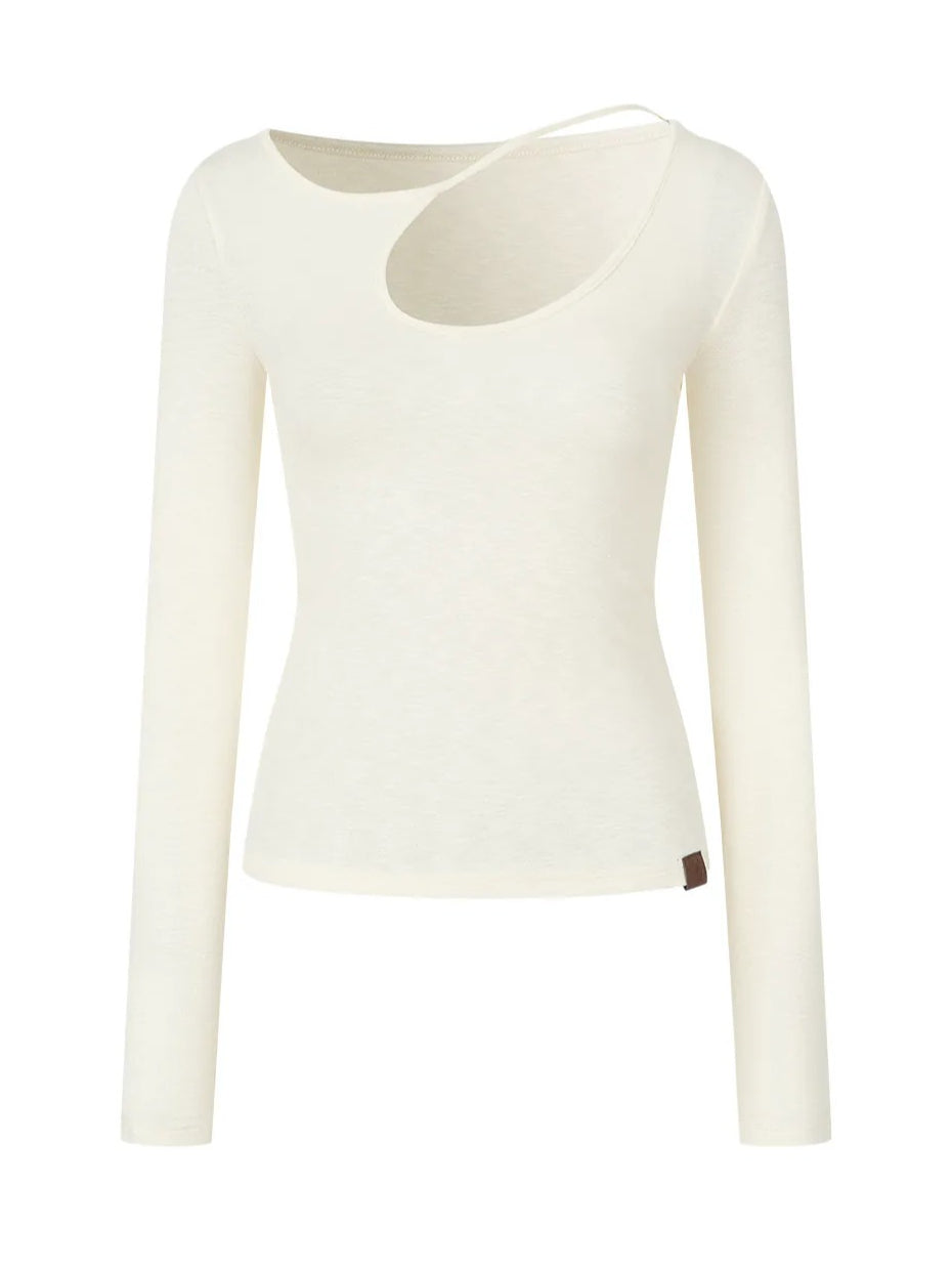 Asymmetric Cutout Top