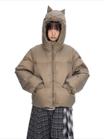 Cat Ear Down Jacket