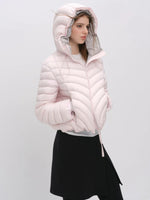 Quilted Hooded Light Down