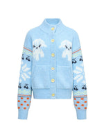 Fair Isle Sheep Knit Cardigan