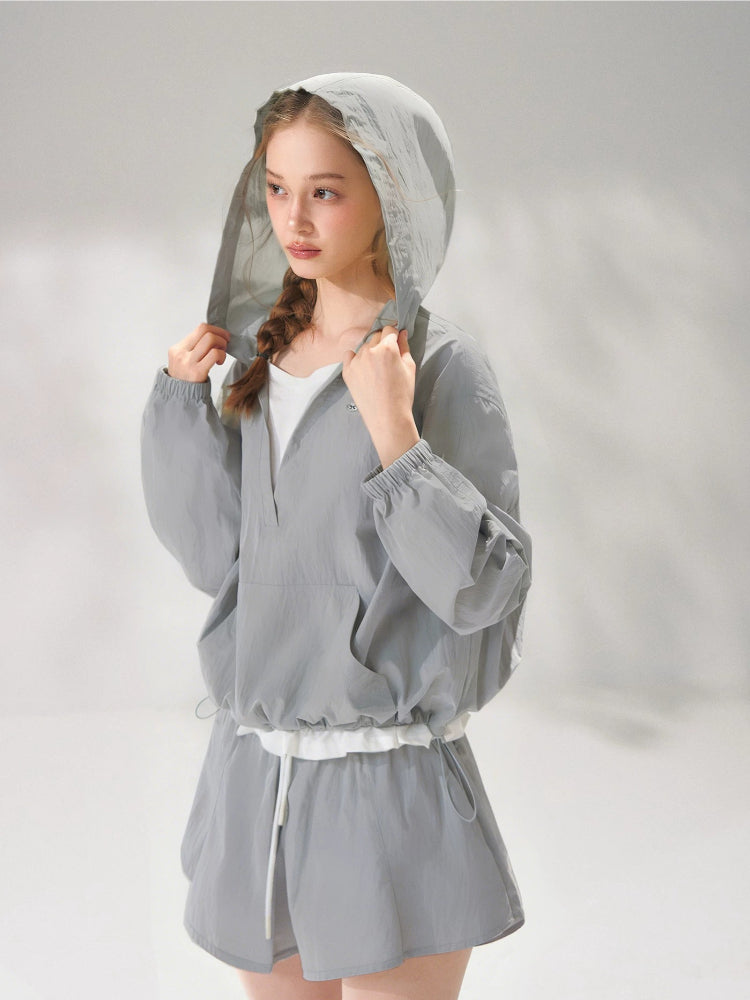 Hooded Drawstring Set