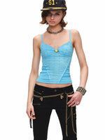 Rose Jacquard V-Neck Camisole
