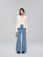 Lace Knit Cardigan Set