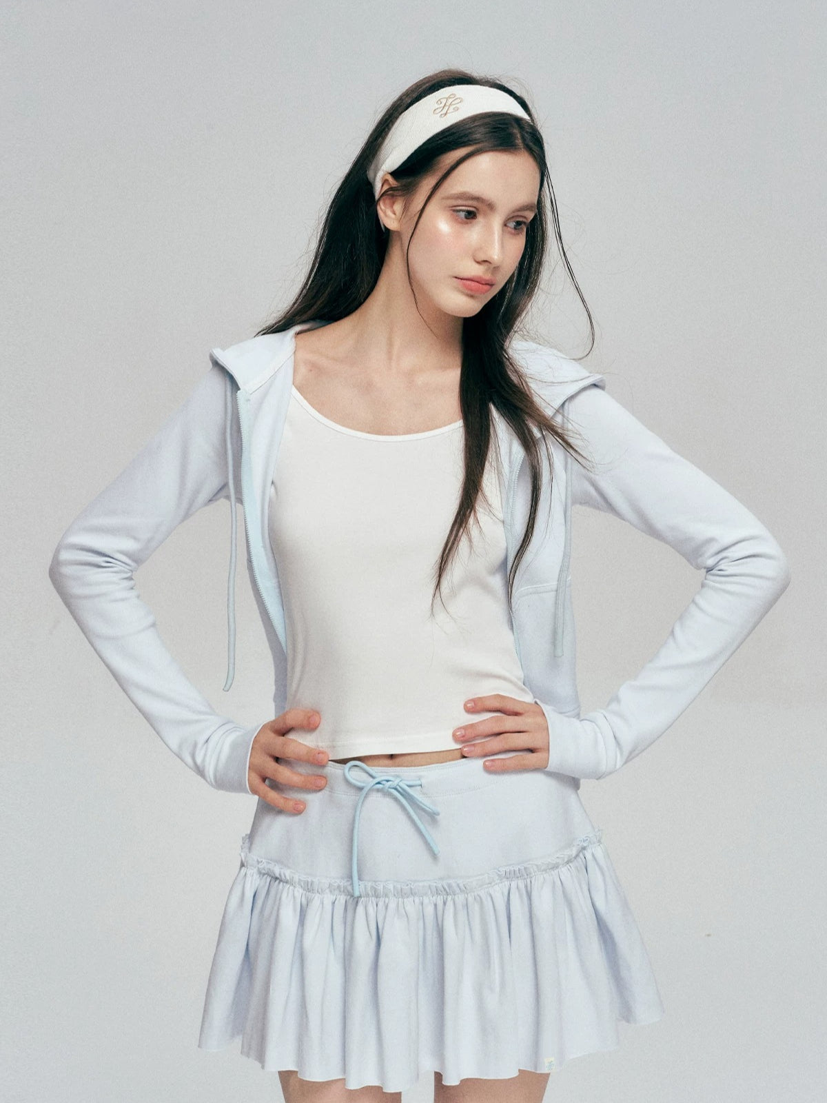 Contrast Hooded Sweatshirt