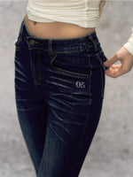 Skins Low-rise Micro Flare Denim Pants
