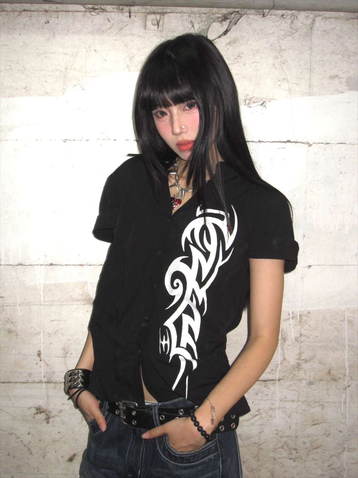 Vintage Printed Shirt