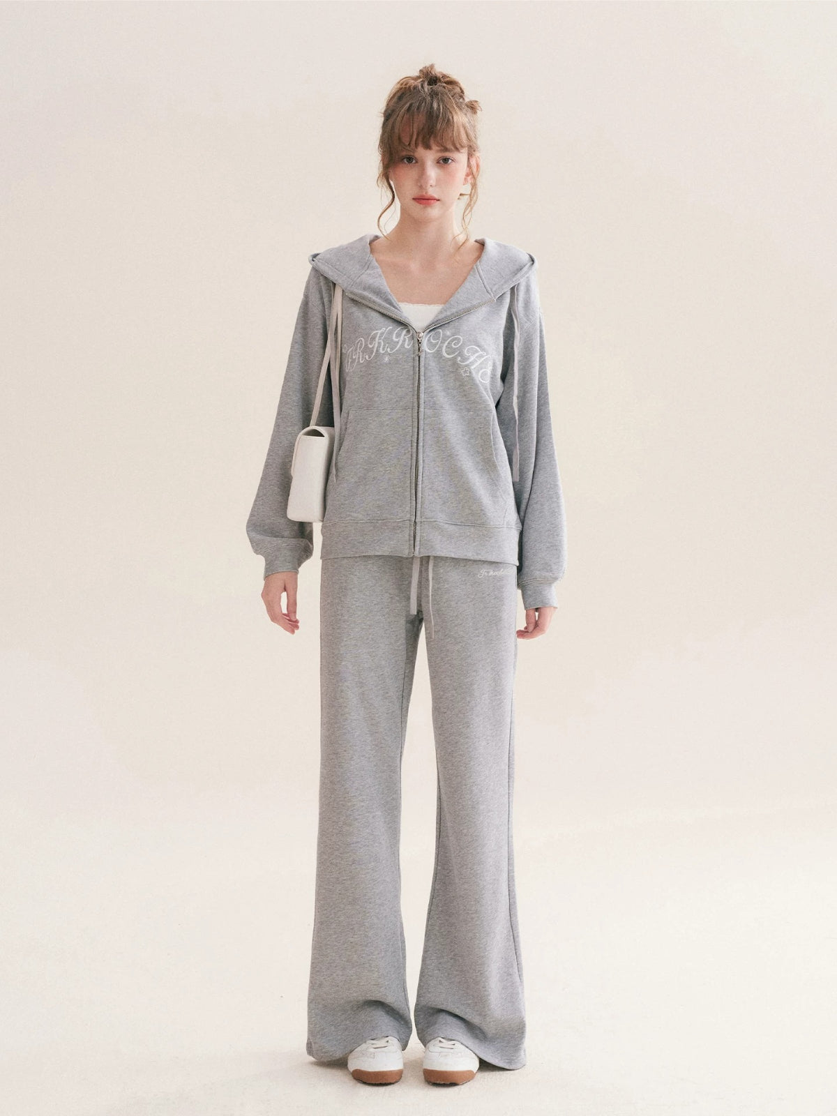 Embroidered Hoodie Set