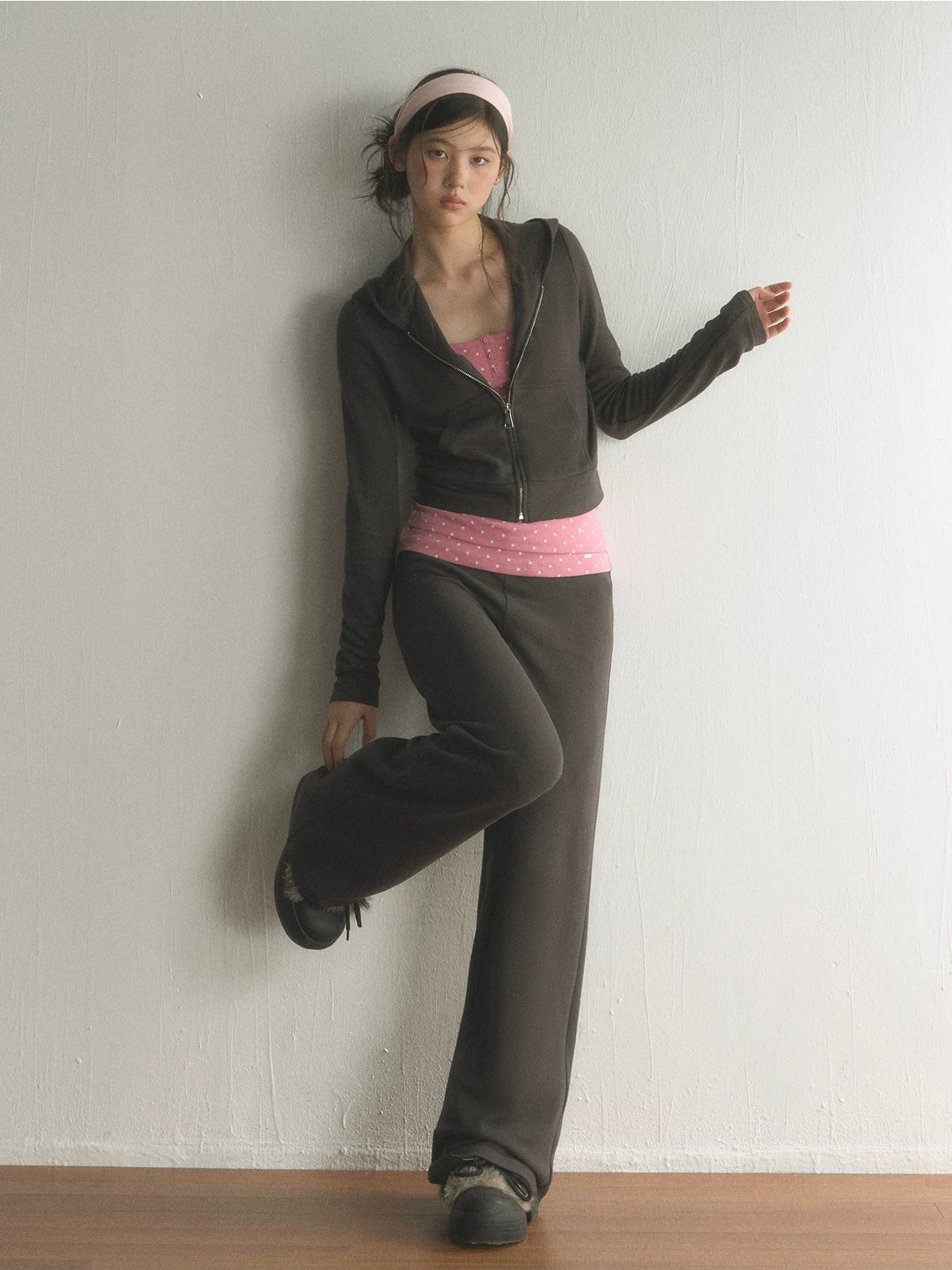 Polka Dot Flare Pants