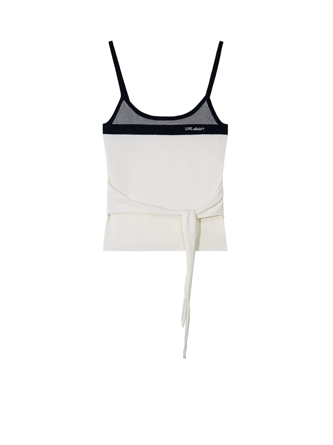 Contrast Strap Tank Top