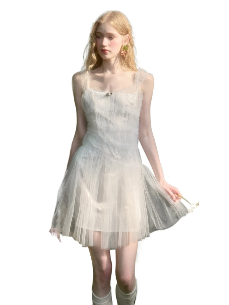 Soft Summer Lightweight Tulle Dress