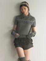 Fair Isle Knit Top