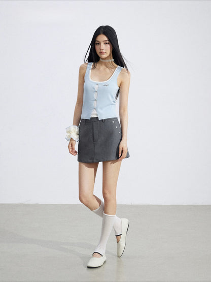 Layered Knit Vest