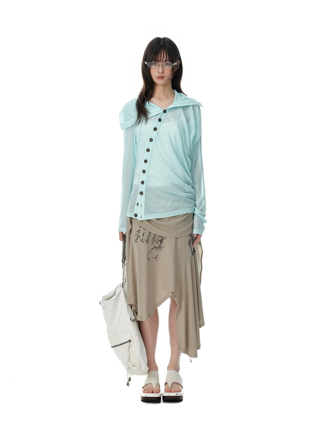 Mint Layered Sun Protection Shirt