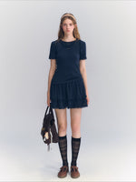 Lace Knit Two-Piece Set