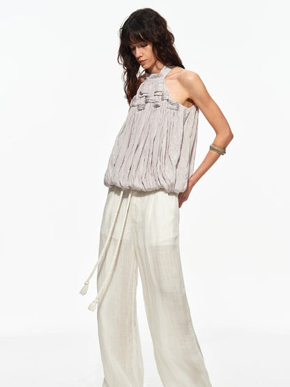 Linen Wide Leg Pants