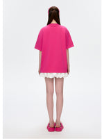 Doll Imitation Diamond Short-sleeve T-shirt