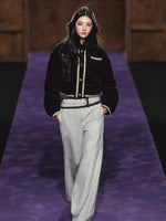 Wide-Waist Tailored Trousers