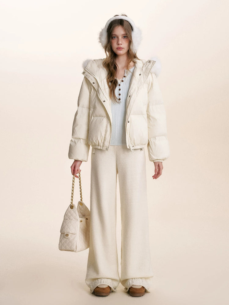 Detachable Fur Down Jacket