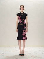 Red Romance Qipao Set