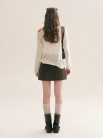 Corduroy A Line Skirt