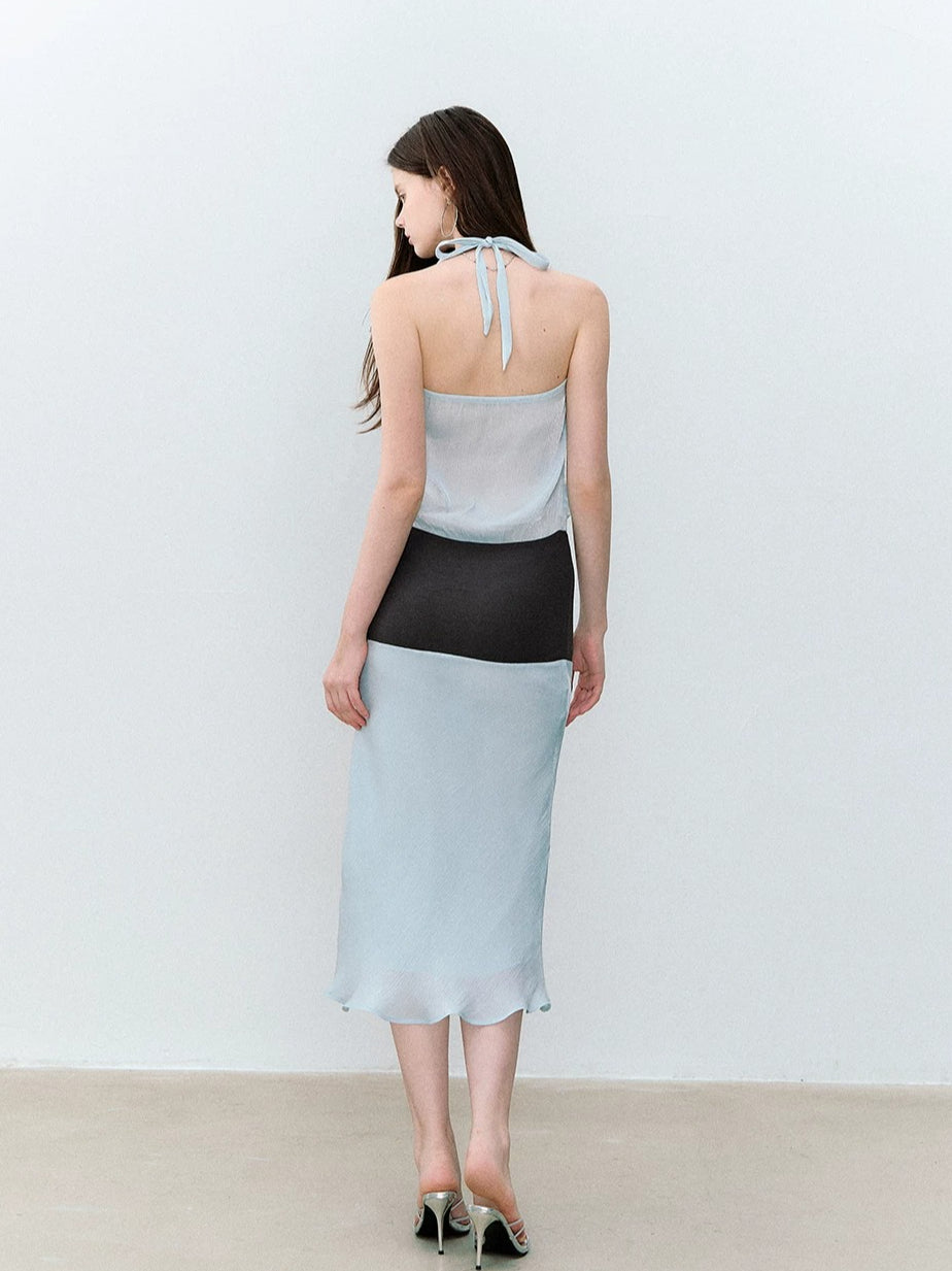 Mermaid Halter Fishtail Dress