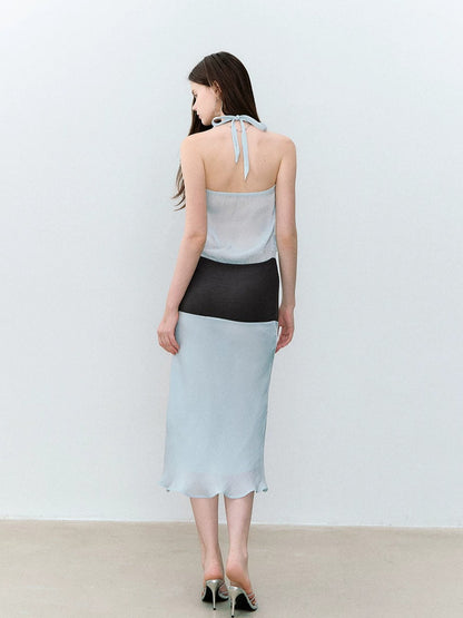 Mermaid Halter Fishtail Dress