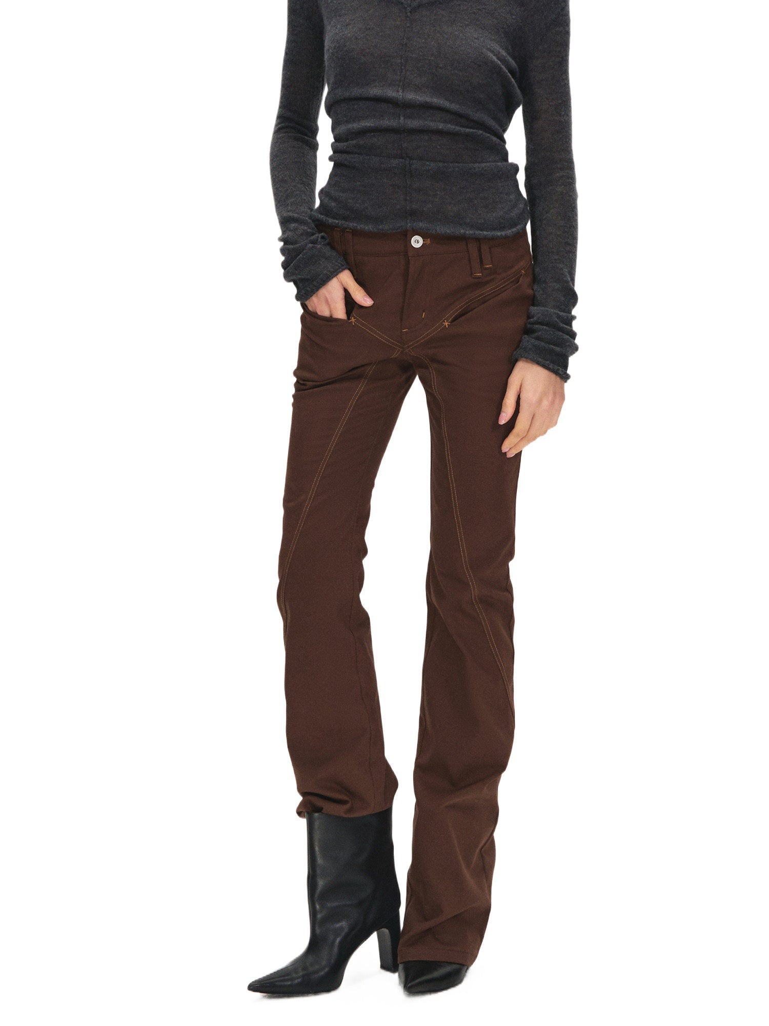 R2 Panel Straight Flare Jeans