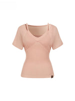 X-Line Layered V-Neck T-shirt