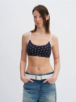 Star Print Sports Bra