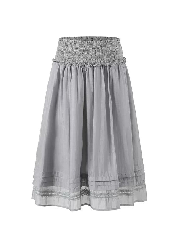 Lyocell Bubble Halter Top &amp; Skirt Set
