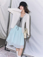 Ballet Tencel Pleated A-Line Skirt