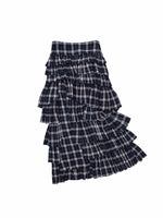 Plaid Deconstructed Maxi Skirt