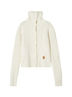 Frost Knit Cable Cardigan Sweater