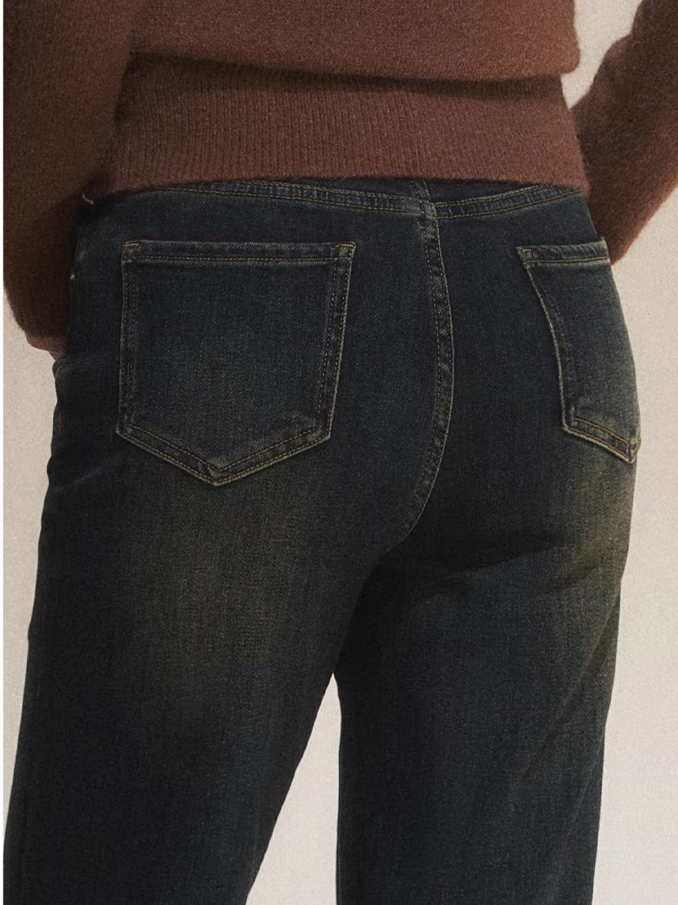 Vintage Flared Denim Pants