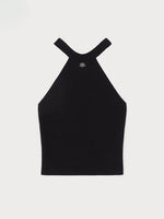 Halter Raglan Knit Vest